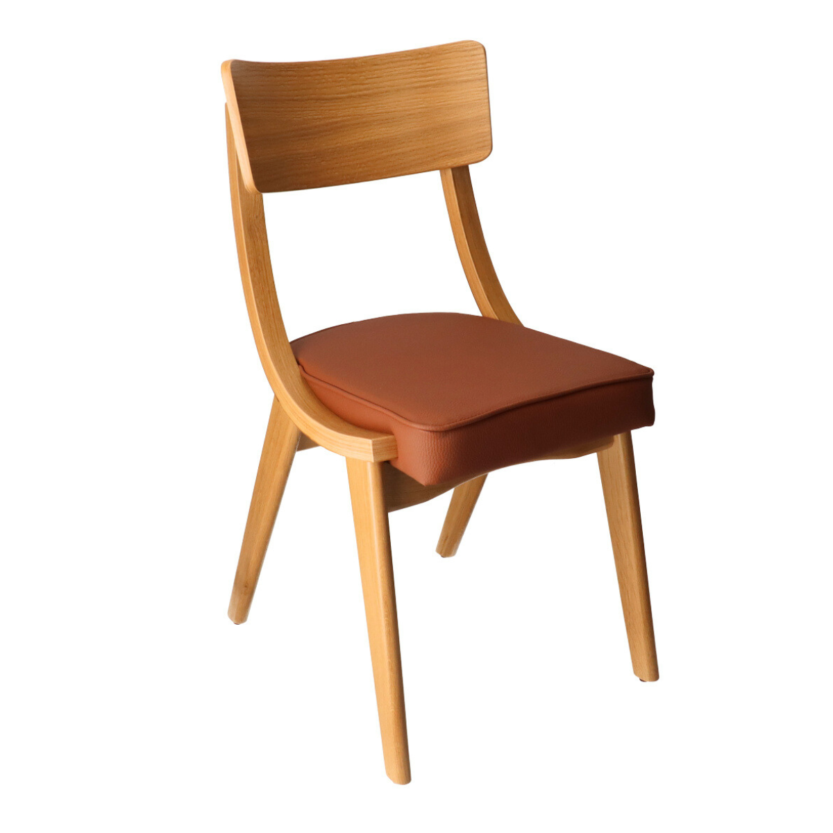 K XTON THOMAS OAK Brown Scandinavian Wooden indoor chair